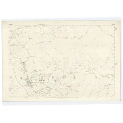 1859 Map of Lanarkshire, Sheet XIX, 1864 Print