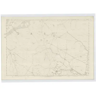 1858 Map of Lanarkshire, Sheet XLII, 1863 Print