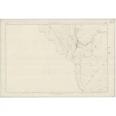 1859 Map of Lanarkshire, Sheet XLIX, 1863 Print