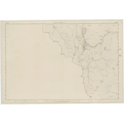 1859 Map of Lanarkshire, Sheet XLIX, 1863 Print
