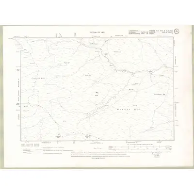 1909 Map of Lanarkshire Sheet XLV.NW & XLVa.NE, 1912 Print