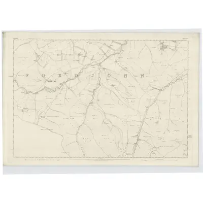 1859 Map of Lanarkshire, Sheet XLVI, 1863 Print