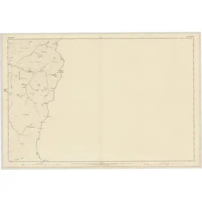 1859 Map of Lanarkshire, Sheet XLVIII, 1863 Print
