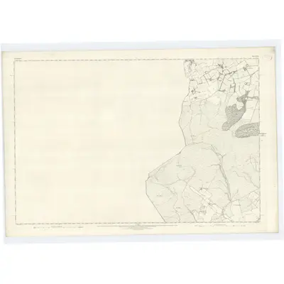 1858 Map of Lanarkshire, Sheet XXII, 1863 Print