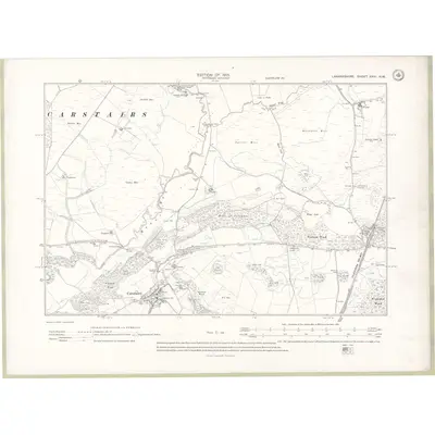 1910 Map of Lanarkshire Sheet XXVI.NW, 1913 Print