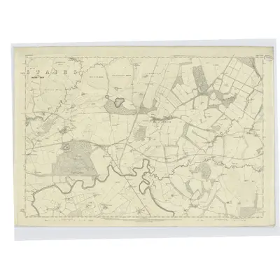 1858 Map of Lanarkshire, Sheet XXVI, 1864 Print