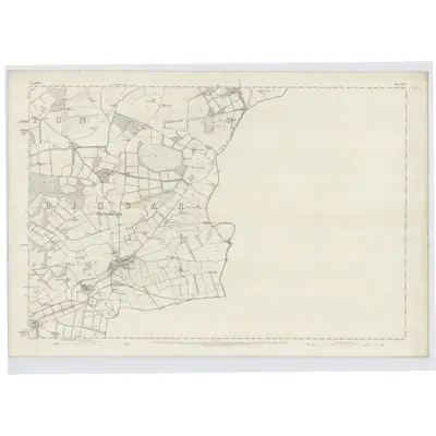 1858 Map of Lanarkshire, Sheet XXXIV, 1864 Print