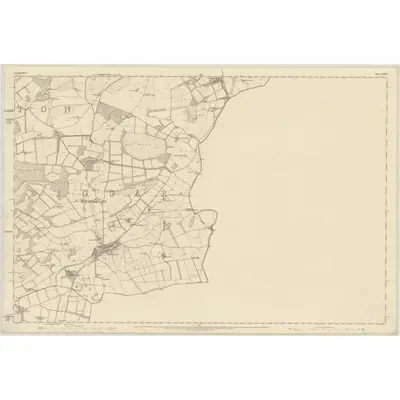1858 Map of Lanarkshire, Sheet XXXIV, 1864 Print
