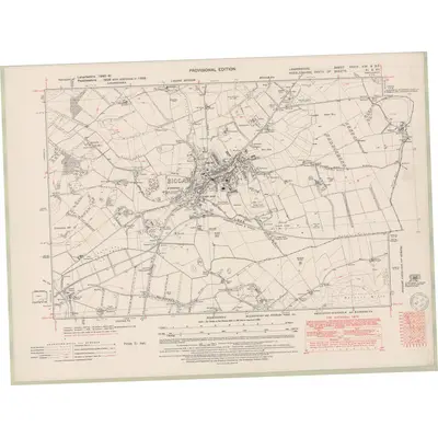 1941 Map of Lanarkshire Sheet XXXIV.SW & SE, 1950 Print