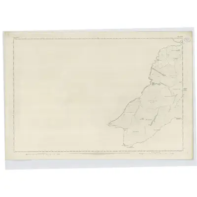 1858 Map of Lanarkshire, Sheet XXXV, 1863 Print
