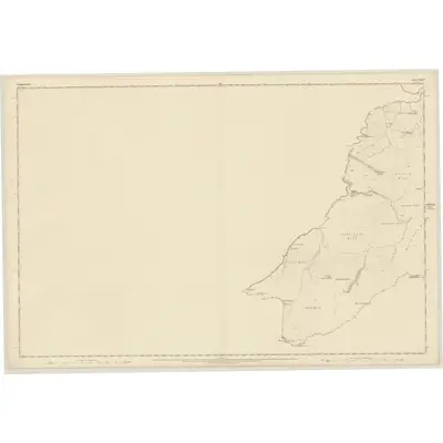 1858 Map of Lanarkshire, Sheet XXXV, 1863 Print