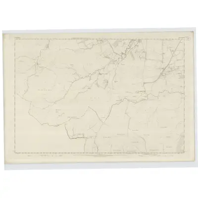 1858 Map of Lanarkshire, Sheet XXXVII, 1864 Print
