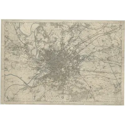 1845 Map of Lancashire 104, 1848 Print