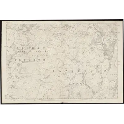 1846 Map of Lancashire 11, 1850 Print