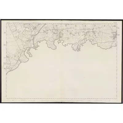 1845 Map of Lancashire 110, 1848 Print