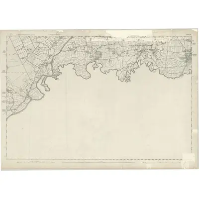 1845 Map of Lancashire 110, 1848 Print