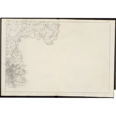 1845 Map of Lancashire 112, 1848 Print