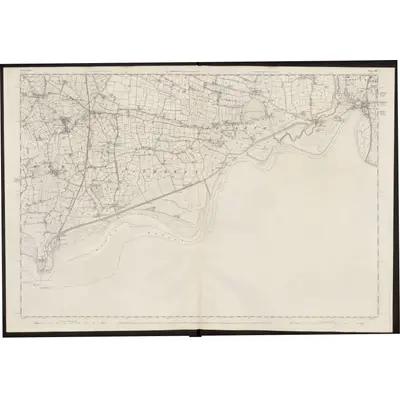 1846 Map of Lancashire 115, 1849 Print