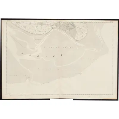 1846 Map of Lancashire 118, 1849 Print