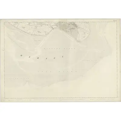 1846 Map of Lancashire 118, 1849 Print