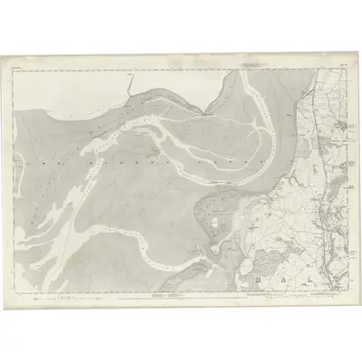 1847 Map of Lancashire 15, 1850 Print
