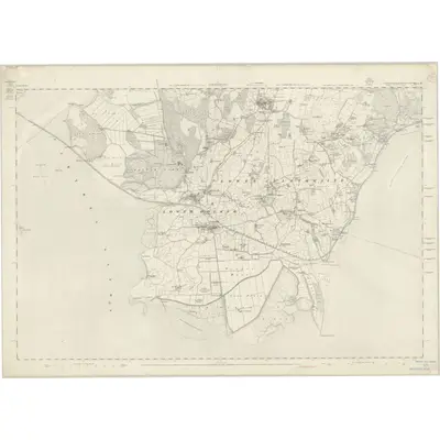 1847 Map of Lancashire 17, 1851 Print