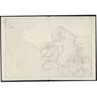 1845 Map of Lancashire 18, 1848 Print