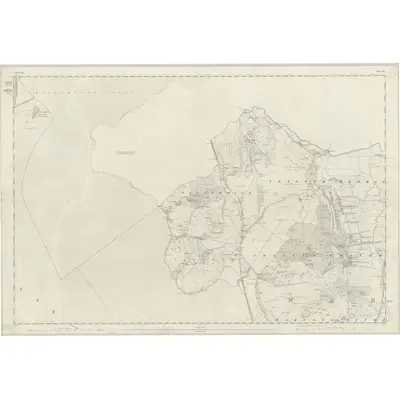 1845 Map of Lancashire 18, 1848 Print