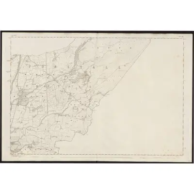 1844 Map of Lancashire 20, 1847 Print