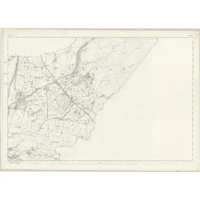 1844 Map of Lancashire 20, 1847 Print