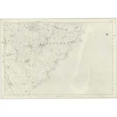 1847 Map of Lancashire 22, 1851 Print