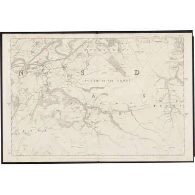 1844 Map of Lancashire 31, 1847 Print