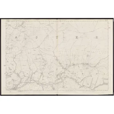 1844 Map of Lancashire 35, 1847 Print
