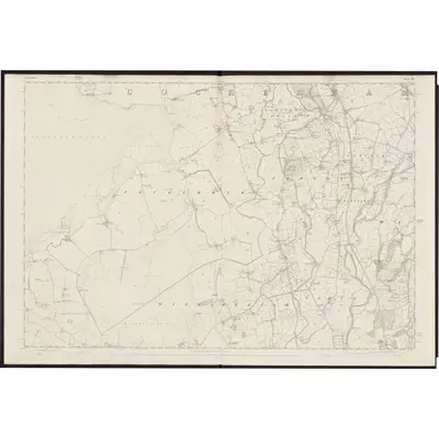 1844 Map of Lancashire 39, 1847 Print