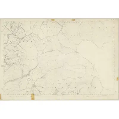 1844 Map of Lancashire 40, 1846 Print