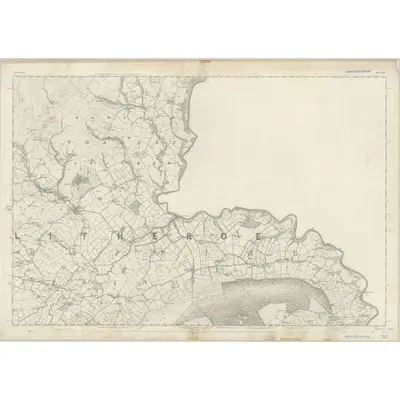 1844 Map of Lancashire 46, 1847 Print