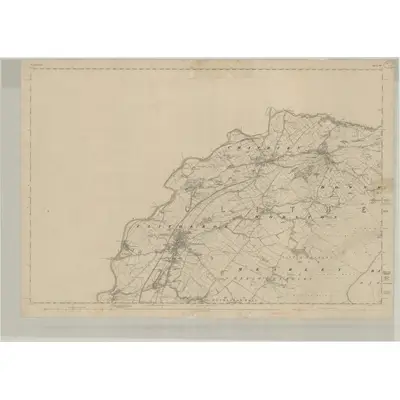 1844 Map of Lancashire 47, 1847 Print