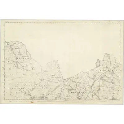 1844 Map of Lancashire 48, 1848 Print