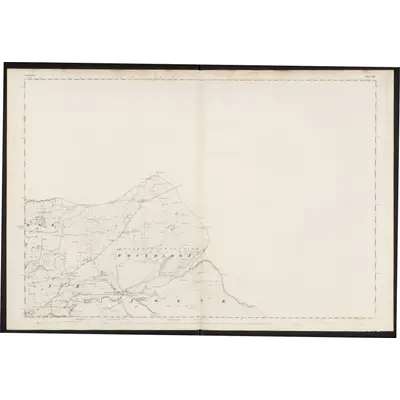 1844 Map of Lancashire 49, 1848 Print