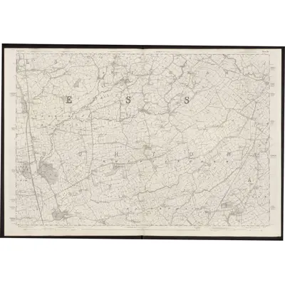 1844 Map of Lancashire 53, 1847 Print