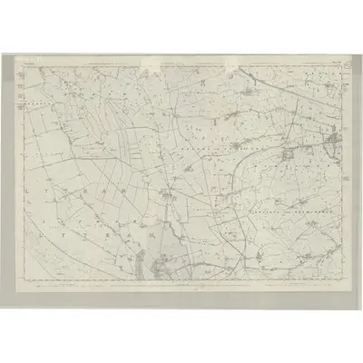 1844 Map of Lancashire 59, 1847 Print