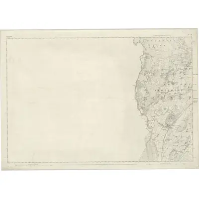 1846 Map of Lancashire 6, 1850 Print