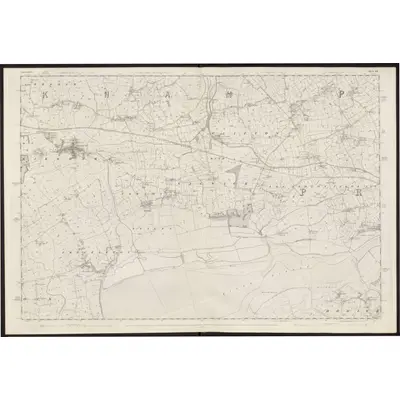 1844 Map of Lancashire 60, 1848 Print