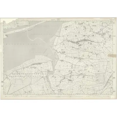 1844 Map of Lancashire 68, 1848 Print