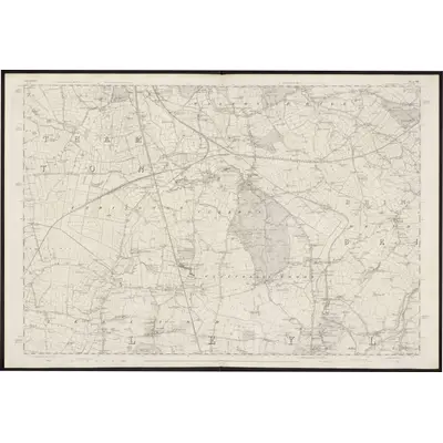 1844 Map of Lancashire 69, 1848 Print