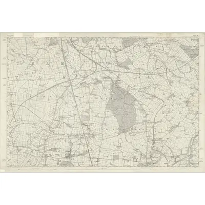 1844 Map of Lancashire 69, 1848 Print