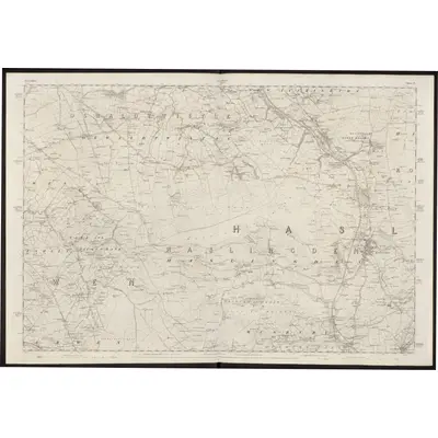 1844 Map of Lancashire 71, 1849 Print