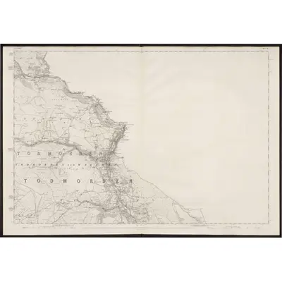 1844 Map of Lancashire 73, 1848 Print