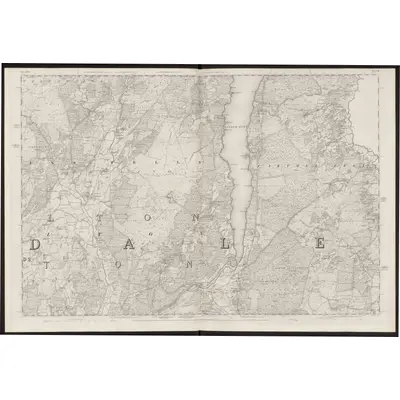 1846 Map of Lancashire 8, 1851 Print