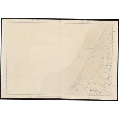 1845 Map of Lancashire 82, 1848 Print